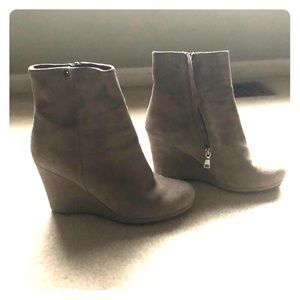 Prada Sport- Beige Suede ankle boots